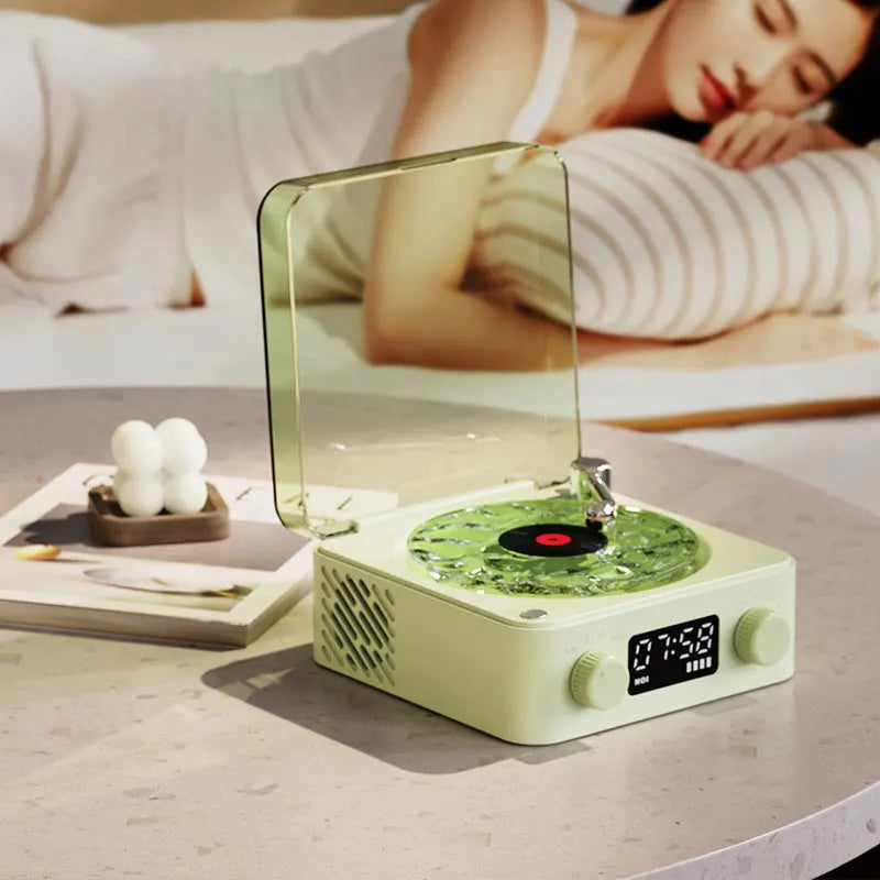 Retro sound machine for sleeping - Bluetooth speaker with natural sounds and LED lights