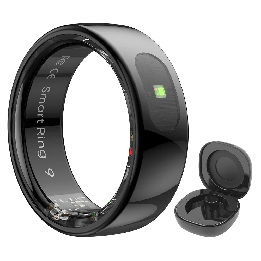 Smart Health Ring - Waterproof Activity Tracker with Heart Rate and Blood Oxygen Monitor