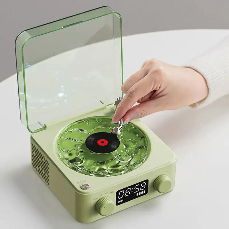 Retro sound machine for sleeping - Bluetooth speaker with natural sounds and LED lights