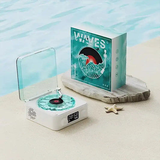 Retro sound machine for sleeping - Bluetooth speaker with natural sounds and LED lights