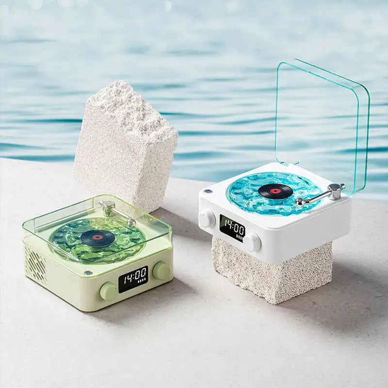 Retro sound machine for sleeping - Bluetooth speaker with natural sounds and LED lights