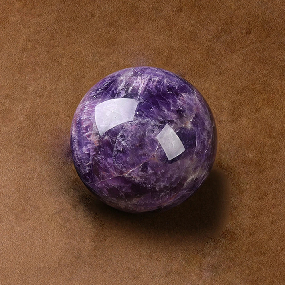 🔮 Esfera de Amatista Auténtica - Atrae Abundancia y Paz Interior