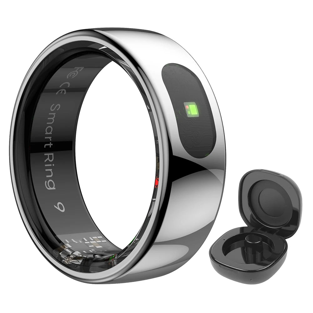 Smart Health Ring - Waterproof Activity Tracker with Heart Rate and Blood Oxygen Monitor